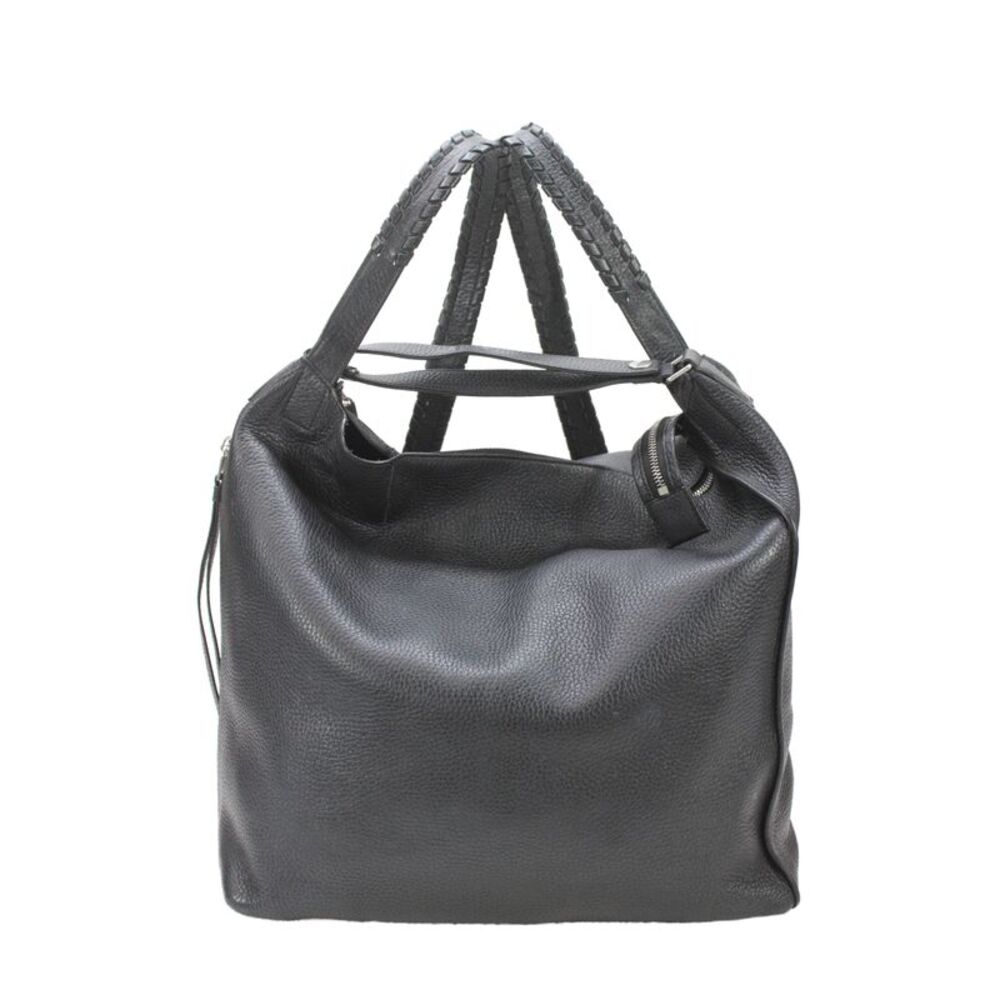 Allsaints Womens Leather Convertible Backpack Tote Handbag Black